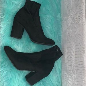 Black ankle boots